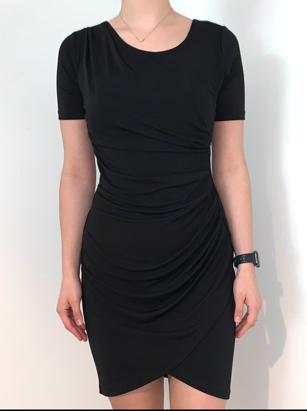 Sukienka midi mała czarna klasyczna S H&M - Vinted