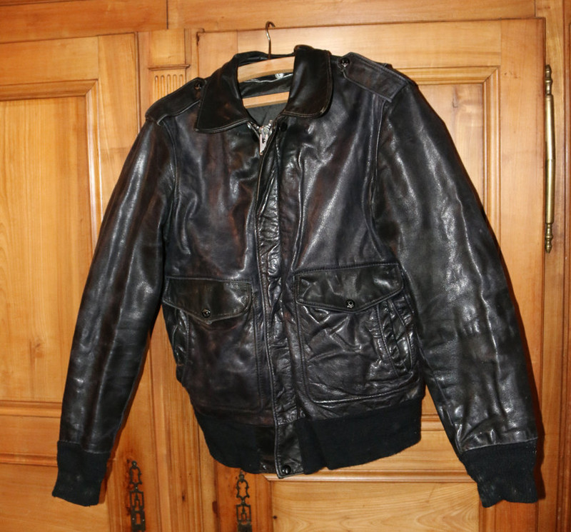Flight jacket vintage Schott blouson aviateur cuir - Vinted