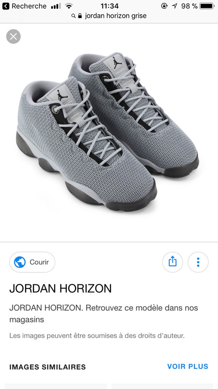 Jordan horizon grise neuf - Vinted