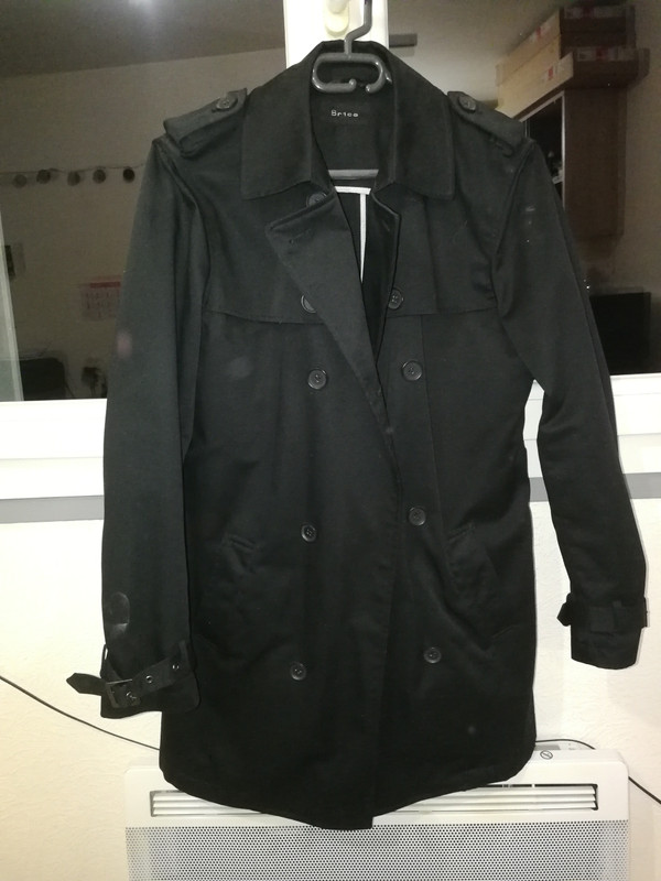 Trench Homme - Brice - Noir - Taille S - Vinted