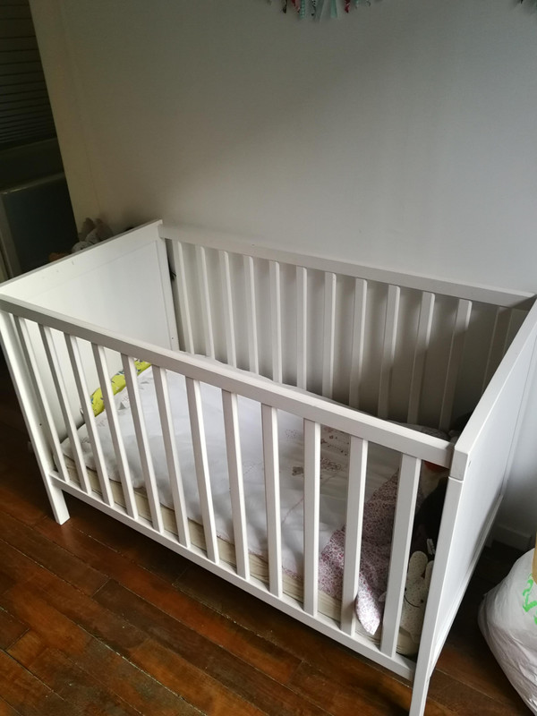 Lit Bebe Blanc Modele Sundvik Ikea 1 60 Cm Vinted