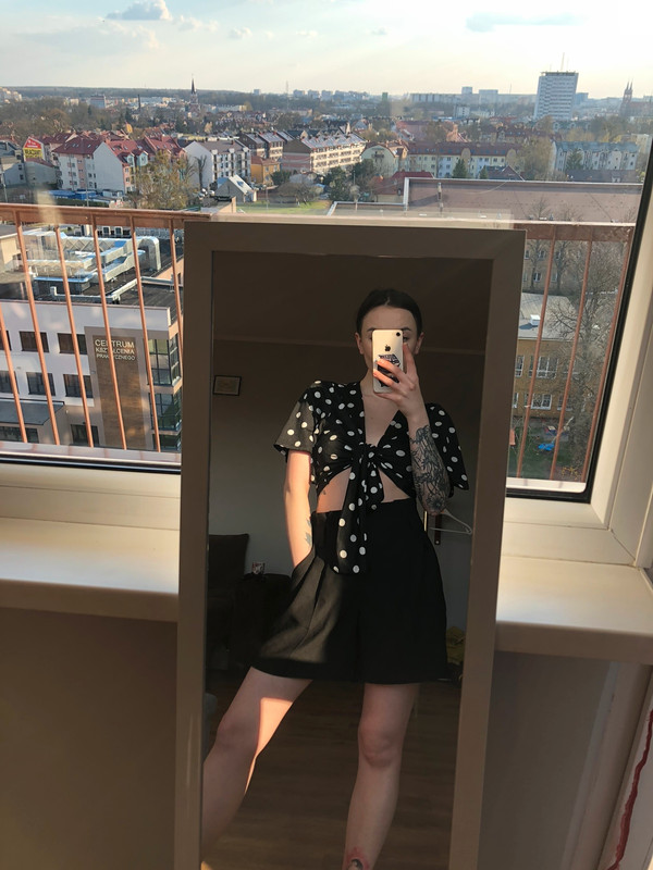 Crop top wiązany New Yorker - Vinted