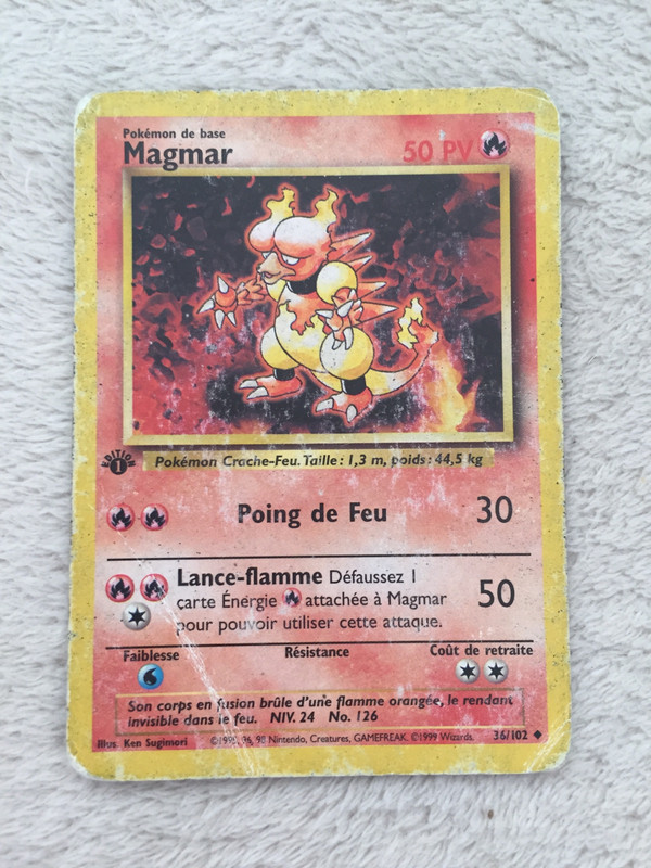 Carte Pokémon Magmar - Vinted