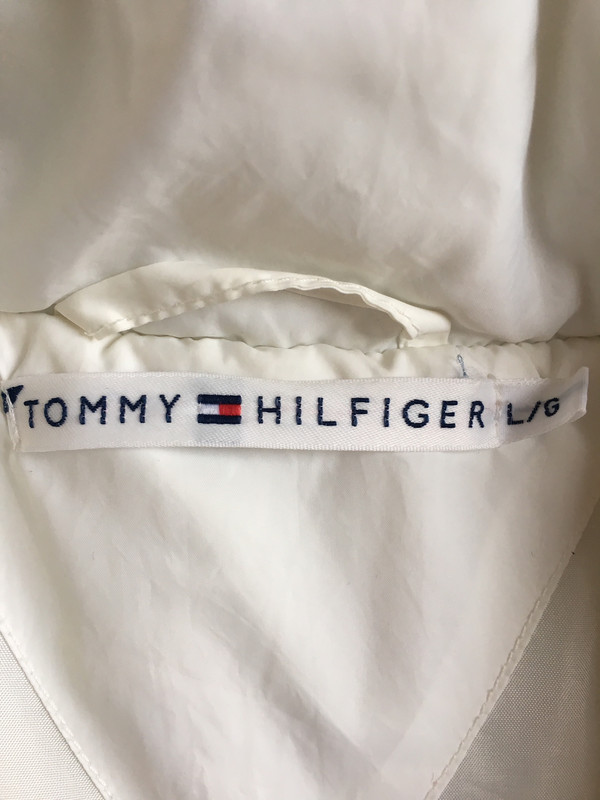 Tommy Hilfiger damska kurtka puchowa oryginalna biała roz. L - Vinted