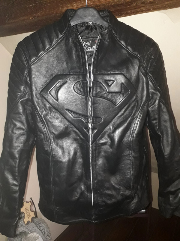 Man of Steel Superman Clark Kent Bleu Motard Veste en CuirToutes les tailles Man of Steel Superman Clark Kent Bleu Motard Veste en CuirToutes les tailles