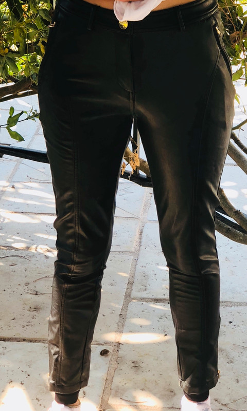 Pantalon faux cuir Zara - Vinted