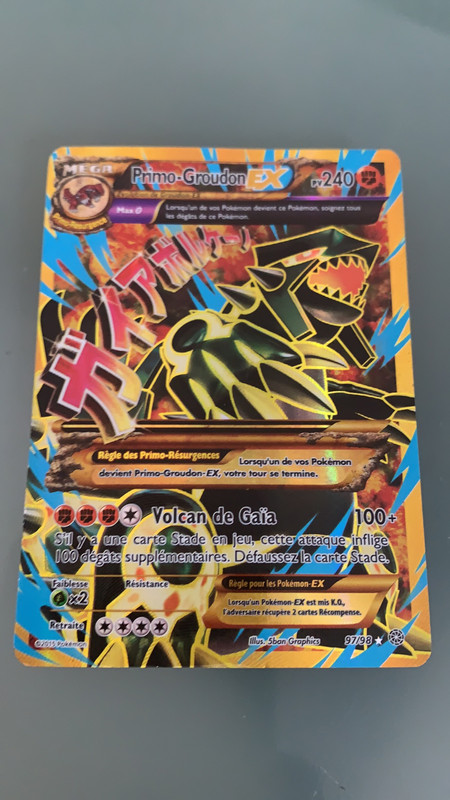 Carte Pokémon mége primo-Groudon - Vinted