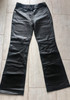 Pantalon noir en cuir Vera pelle  6