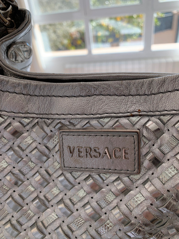 Bolso Versace plata cadenas 100% original - Vinted