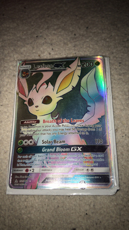 Carte Pokémon Leafeon GX ( Rare ) - Vinted