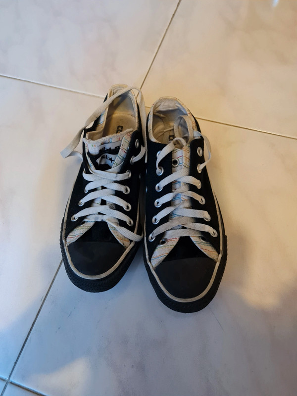 Converse All star Black and white double color - Vinted