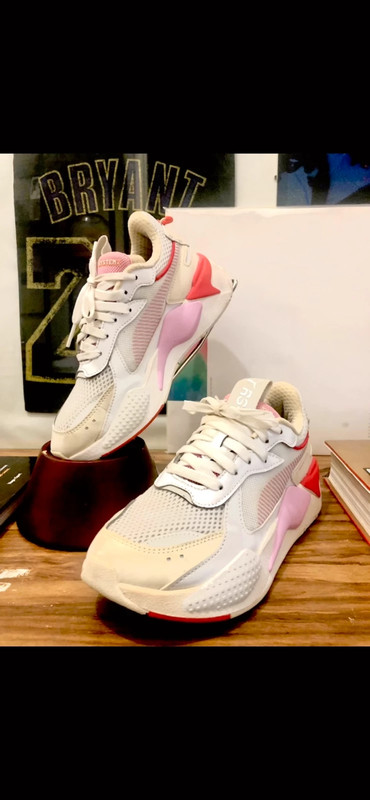 Puma RSX blanche/rose/rouge - Vinted
